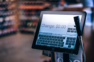 a cashier machine